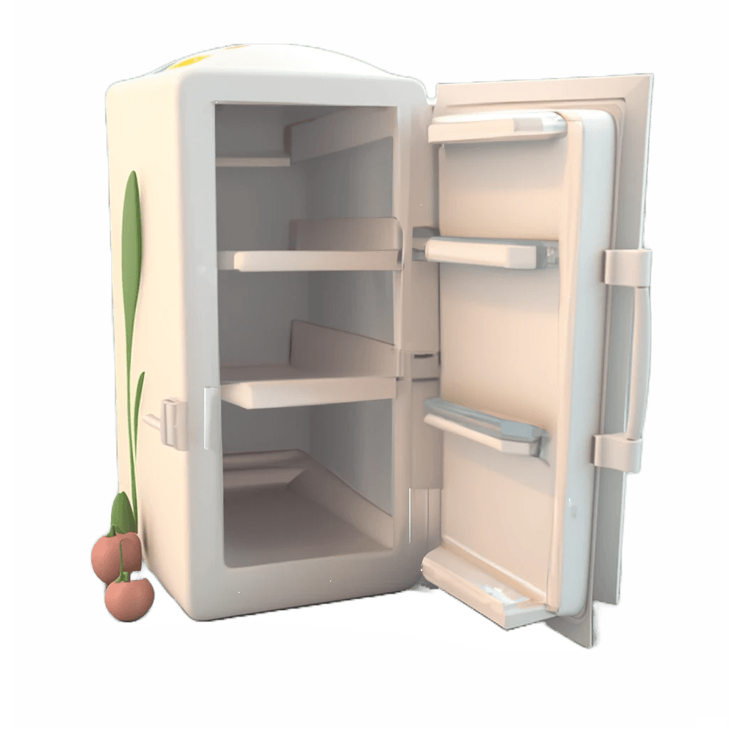 An image of a fridge that dynamically changes